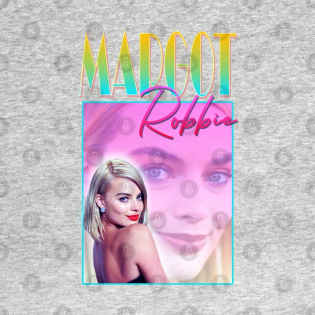 Margot Robbie Retro Design by Ladybird Etch Co.